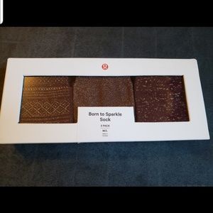 Lululemon Born to Sparkle Socks